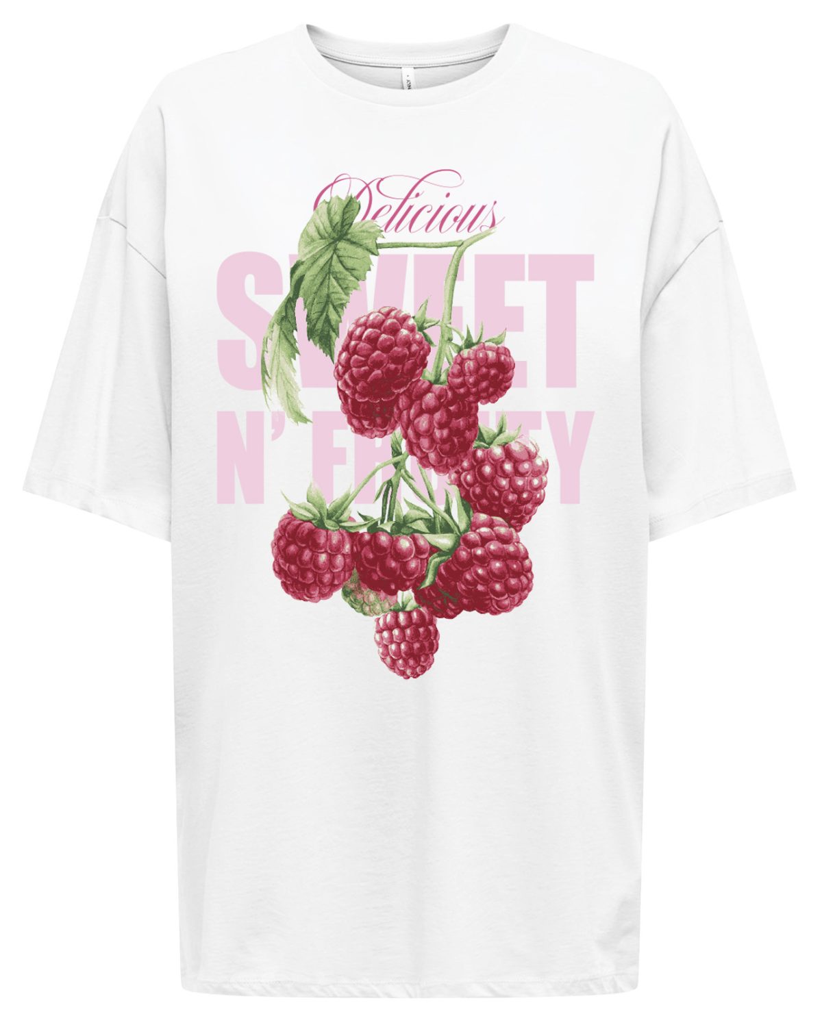 ONLROSIE S/S OVERSIZE TEE Bright White