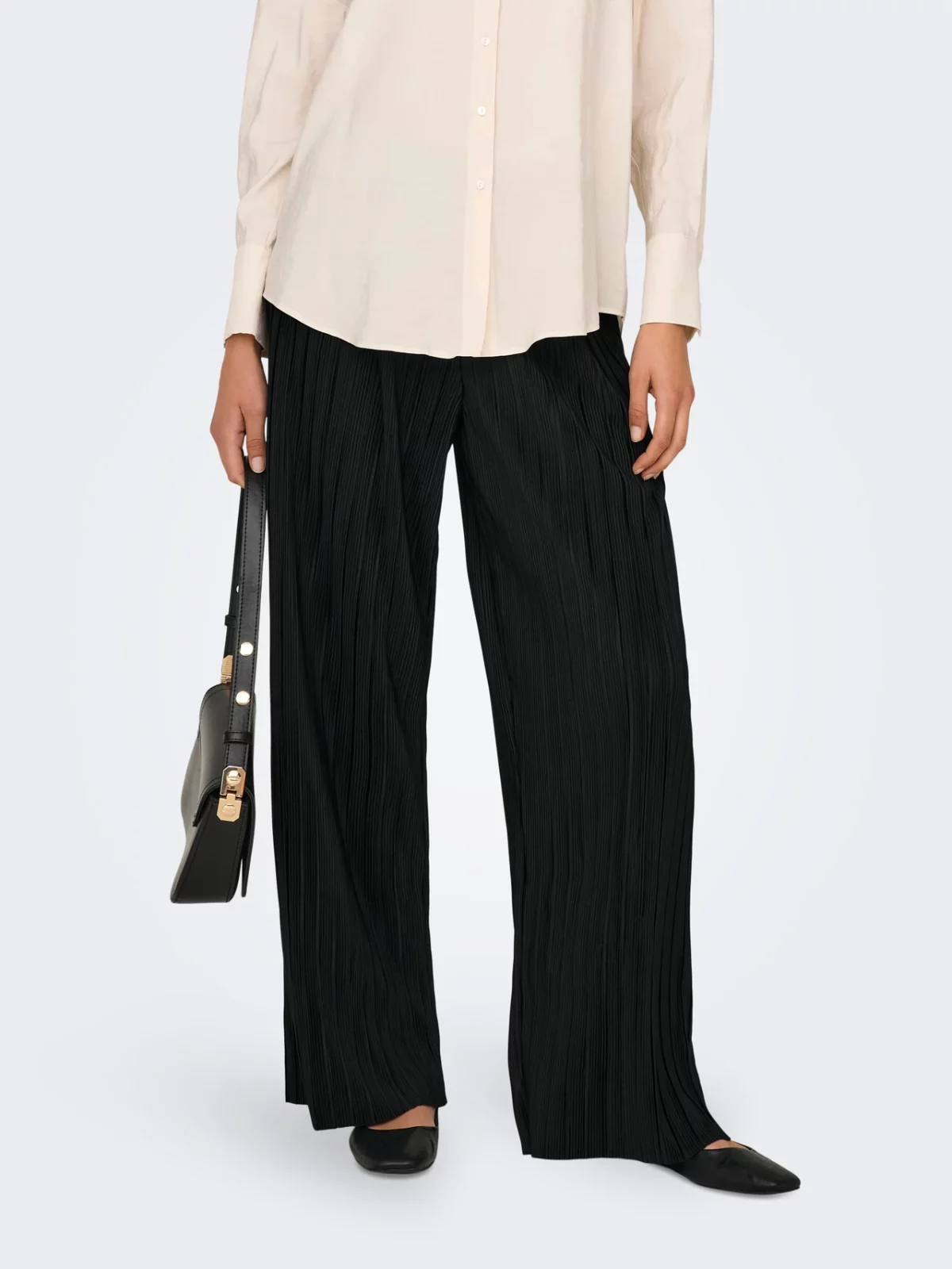 ONLRAVENNA PLISSE PANT Black - Bild 3