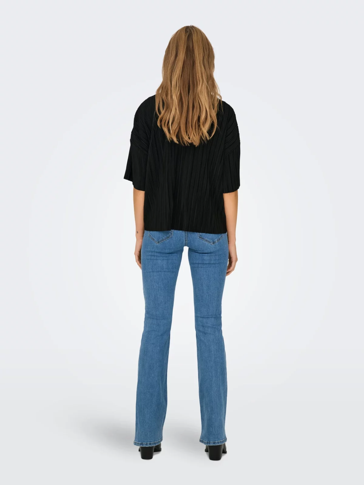ONLRAVENNA S/S PLISSE TOP Black - Bild 4