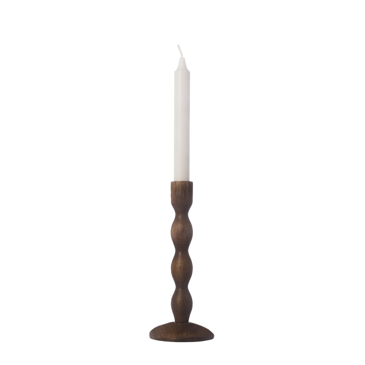 Ernst Ljusstake Mörkt Trä 21cm