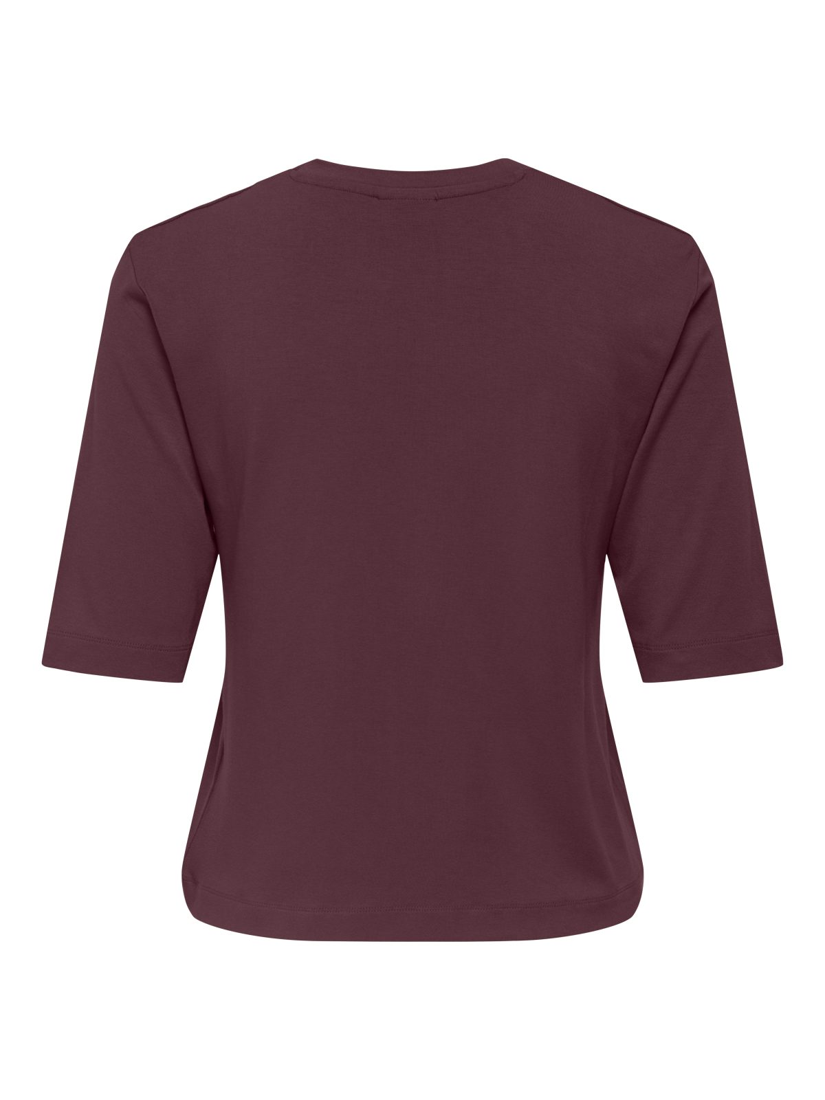 JDYMILA S/S LOOSE O-NECK TOP Maroon Banner - Bild 2