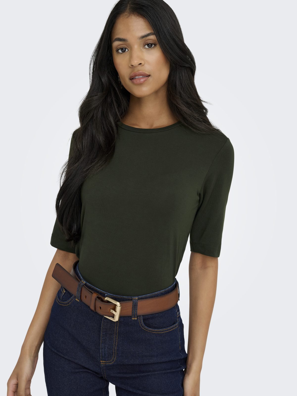 JDYMILA S/S LOOSE O-NECK TOP Rosin - Bild 4