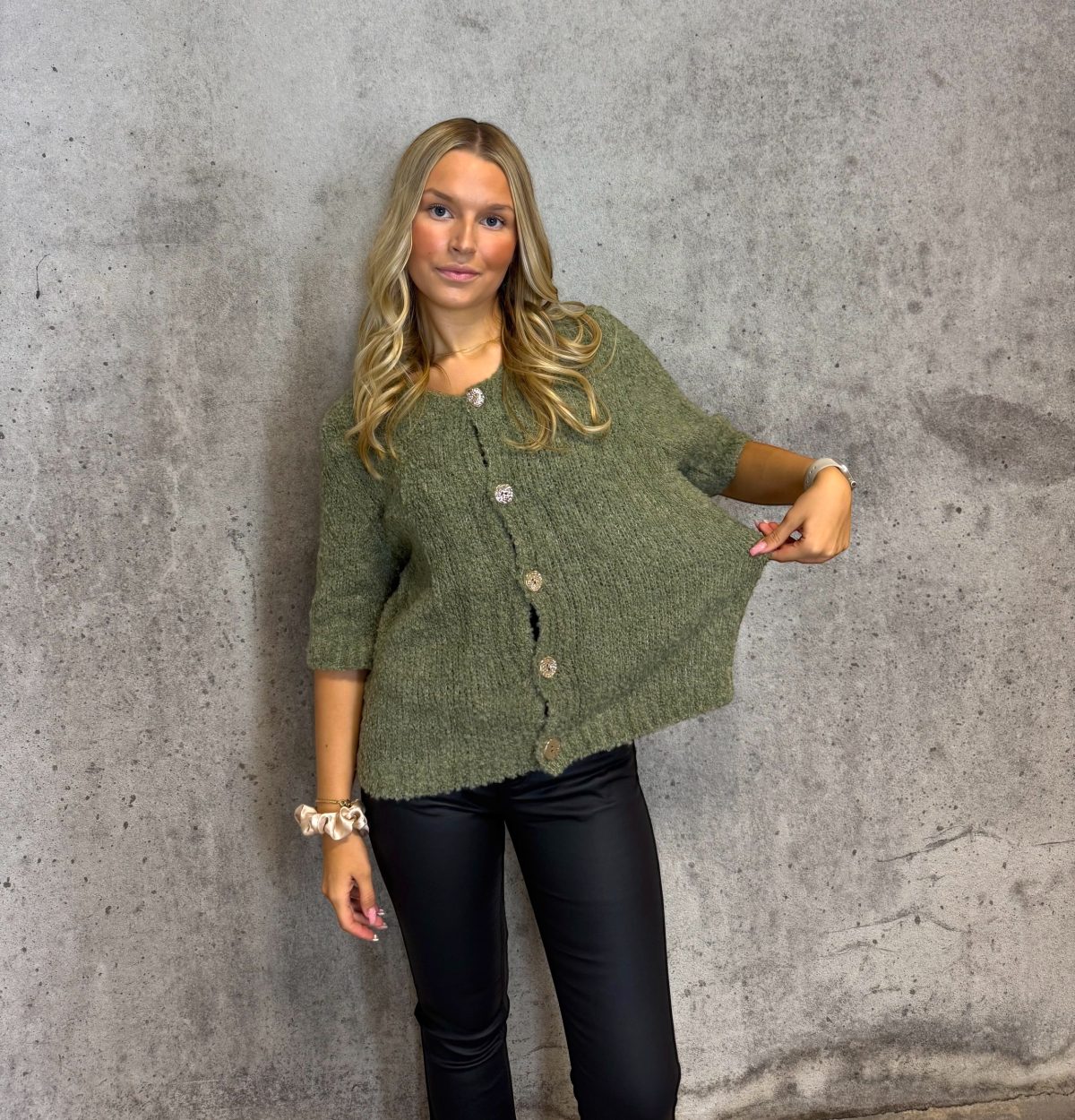 JÖRLEVIK JULIETTE CARDIGAN Army