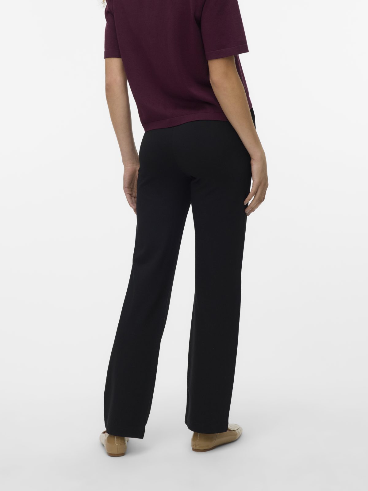 VMEVA ZAMIRA SLIM STRAIGHT PANT Black - Bild 4