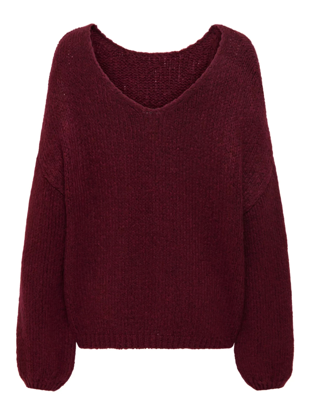 JDYDINEA L/S REVERSIBLE PULLOVER Cabarnet - Bild 2