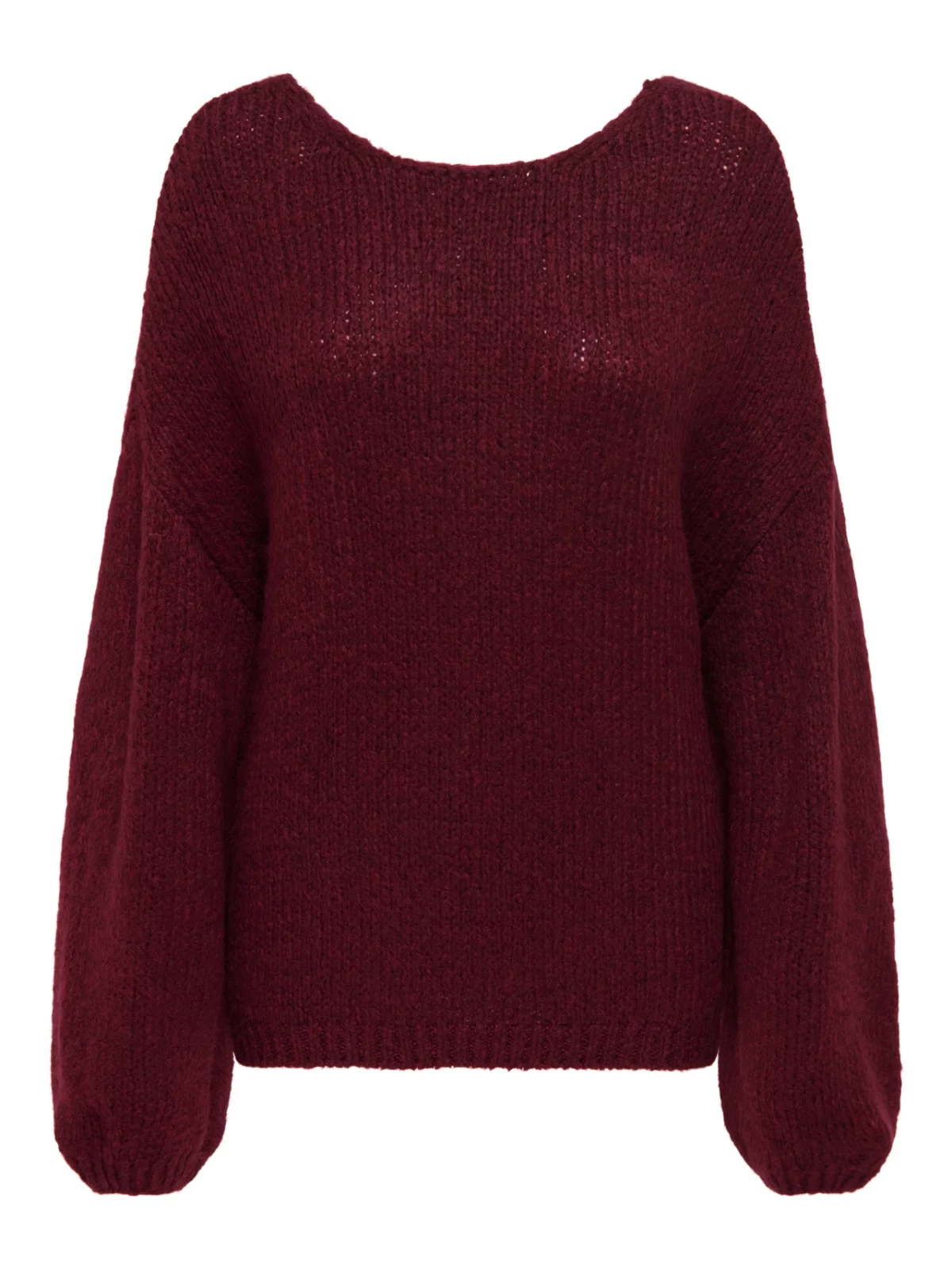 JDYDINEA L/S REVERSIBLE PULLOVER Cabarnet