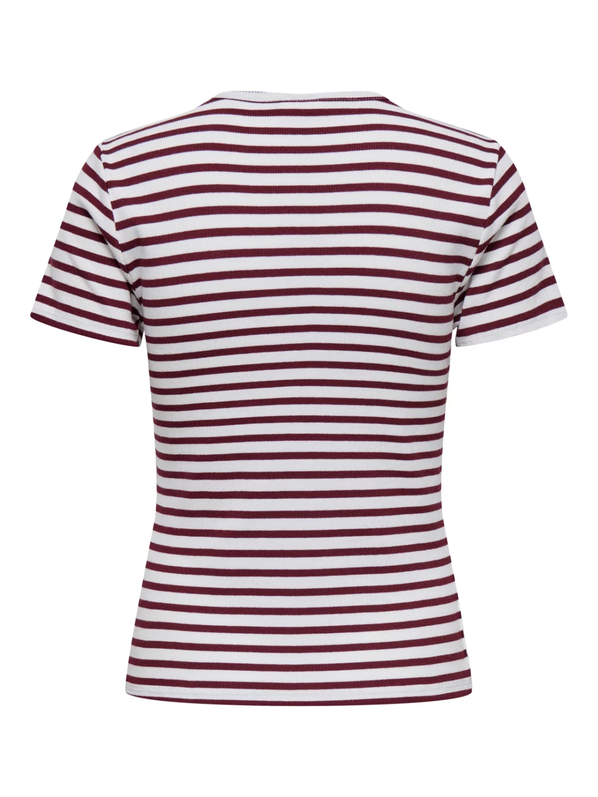 JDYSOLAR S/S O NECK TOP Maroon Banner - Bild 2