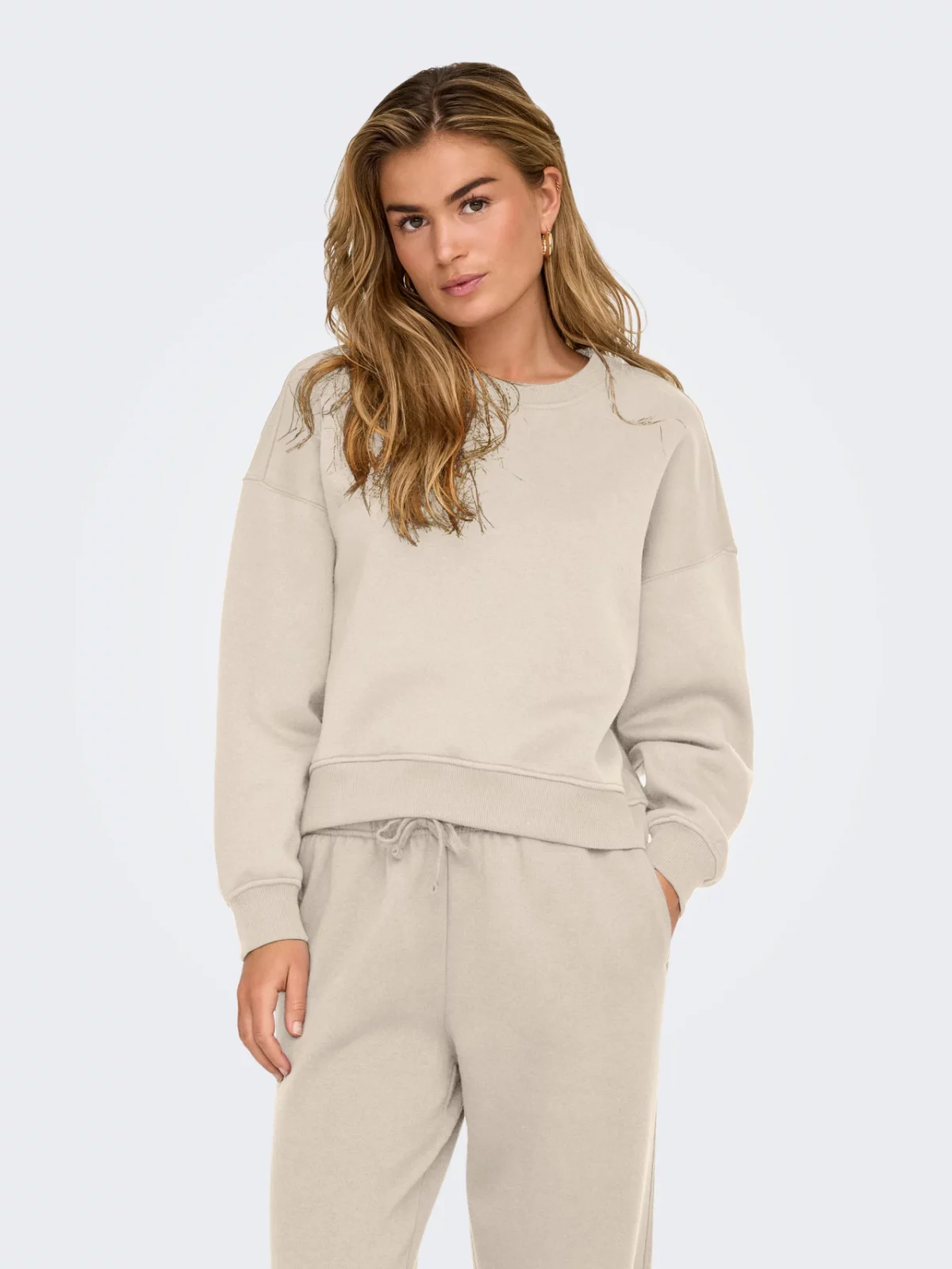 ONLBEST LIFE L/S CREW NECK SWT Pumice Stone - Bild 3