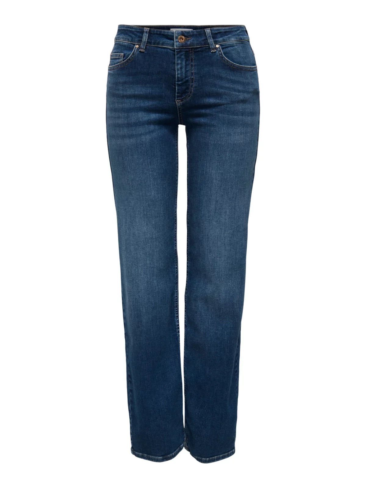 ONLBLUSH MID STRAIGHT Dark Blue Denim