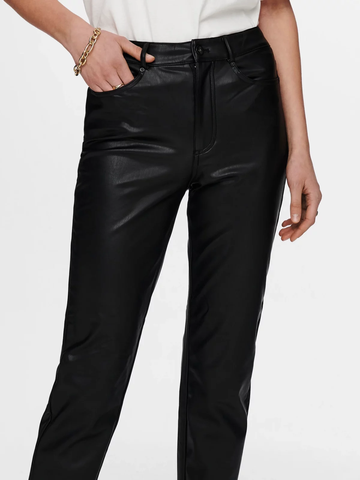ONLEMILY FAUX LEATHER Black - Bild 4