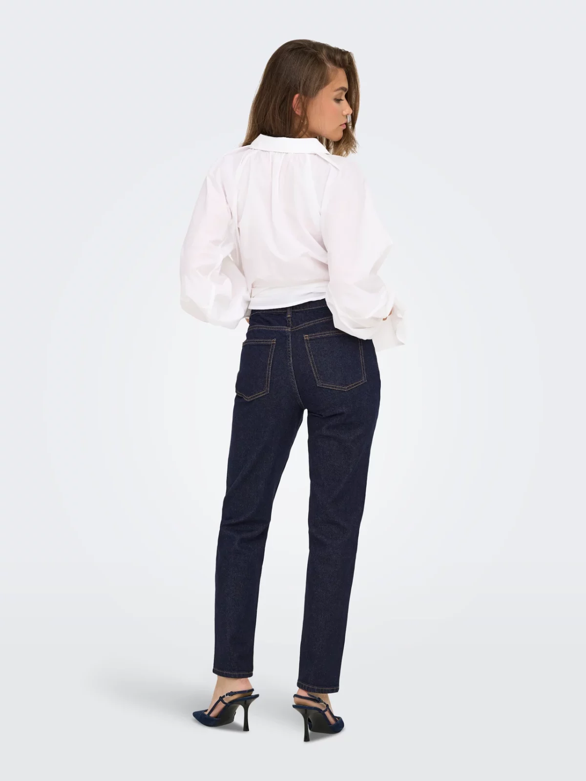 ONLEMILY STRAIGHT ANK Dark Blue Denim - Bild 5