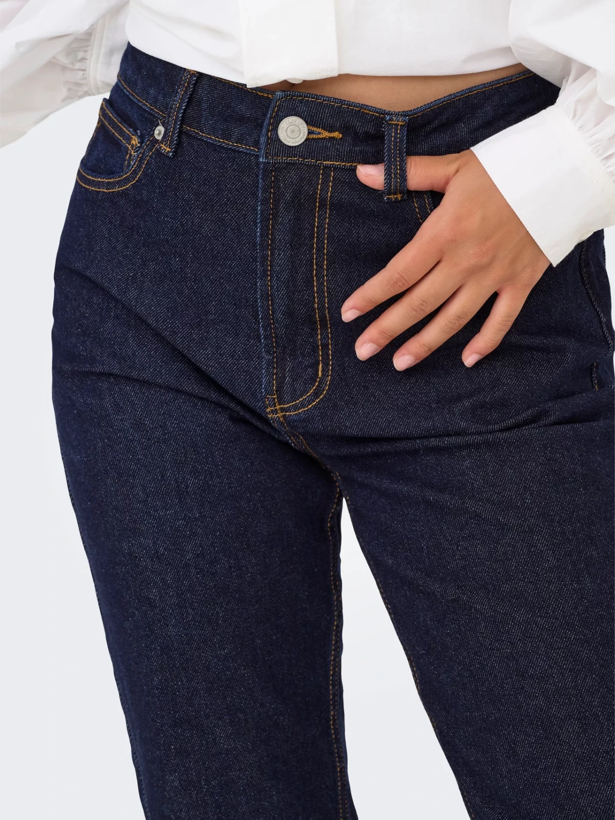 ONLEMILY STRAIGHT ANK Dark Blue Denim - Bild 6