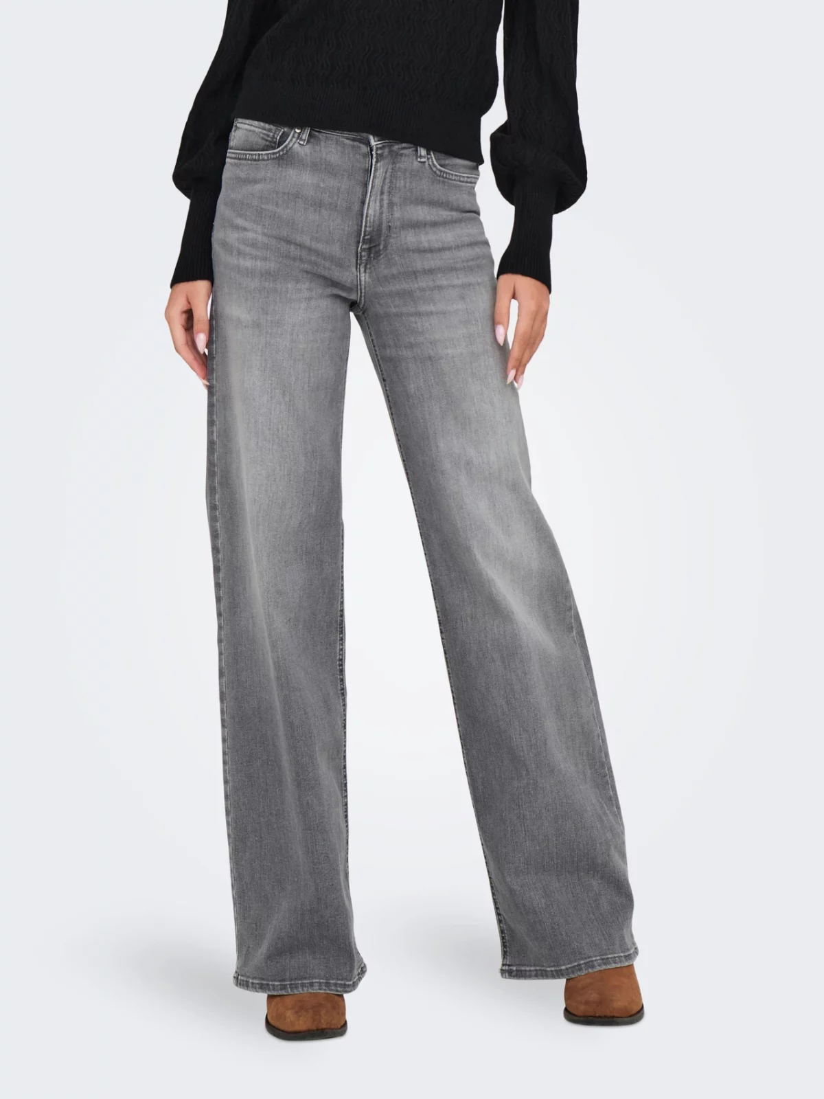 ONLMADISON BLUSH WIDE Light Grey Denim - Bild 3
