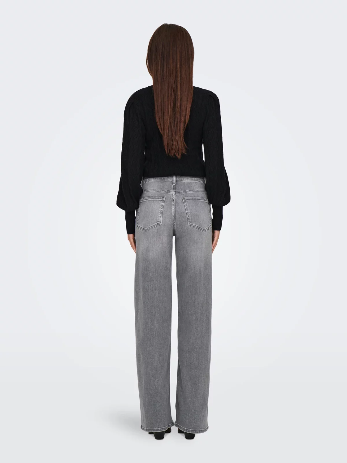 ONLMADISON BLUSH WIDE Light Grey Denim - Bild 5