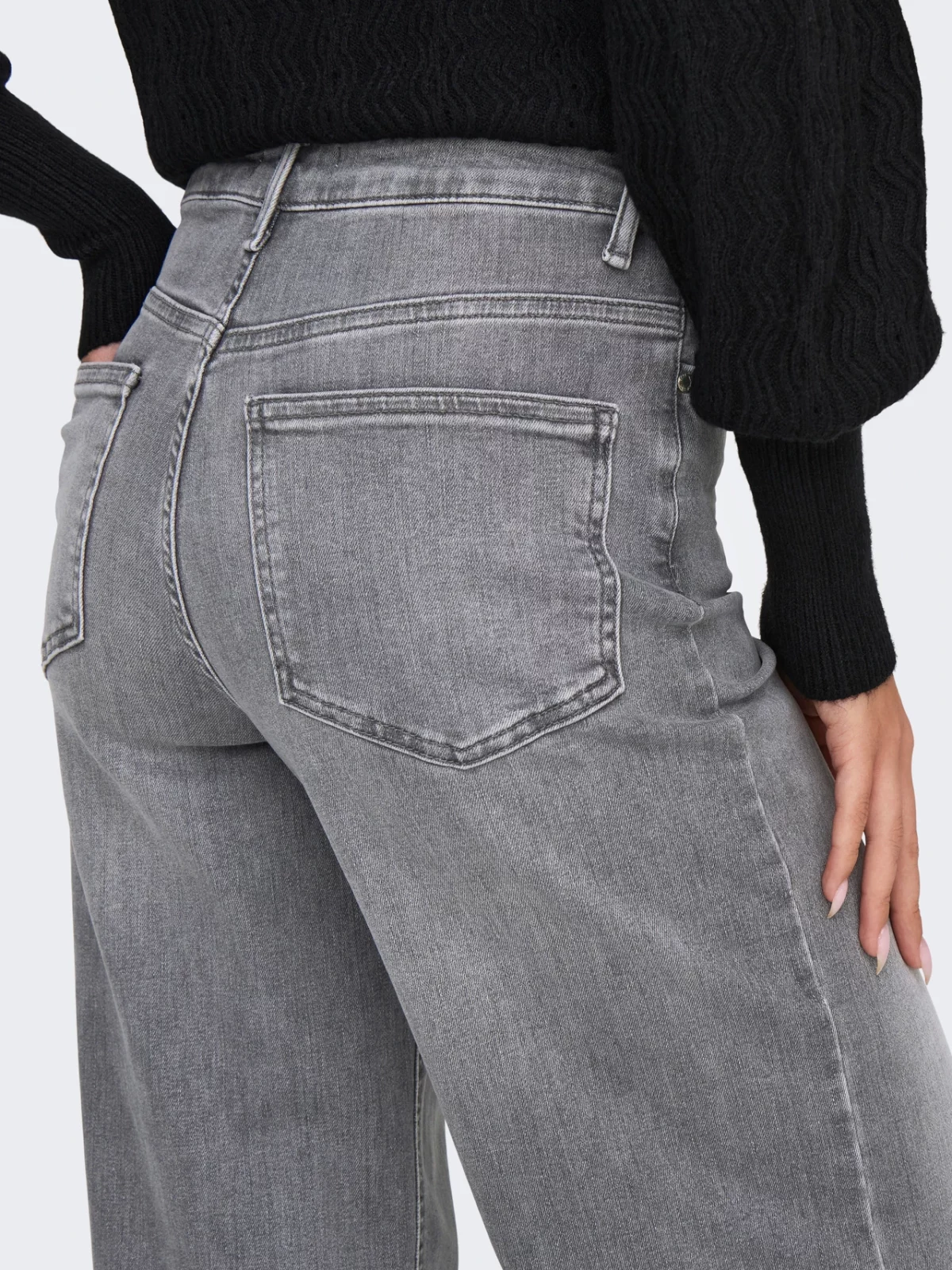 ONLMADISON BLUSH WIDE Light Grey Denim - Bild 7