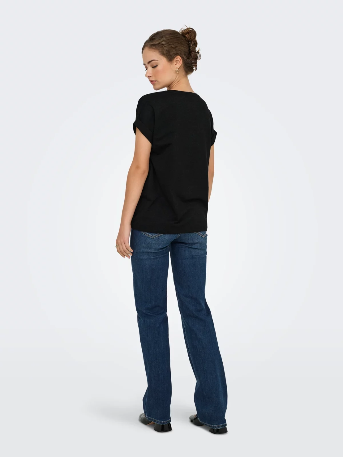 ONLMOSTER GLITTER S/S TOP Black - Bild 5