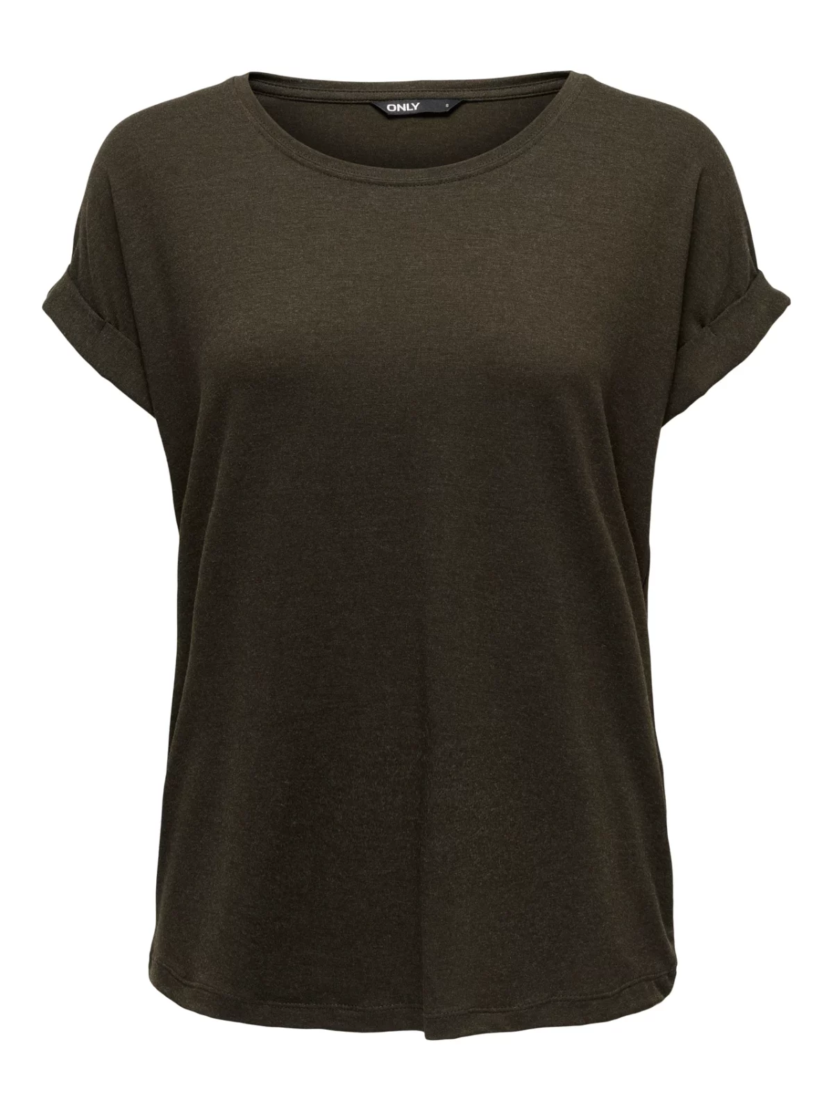 ONLMOSTER S/S O-NECK TOP Demitasse