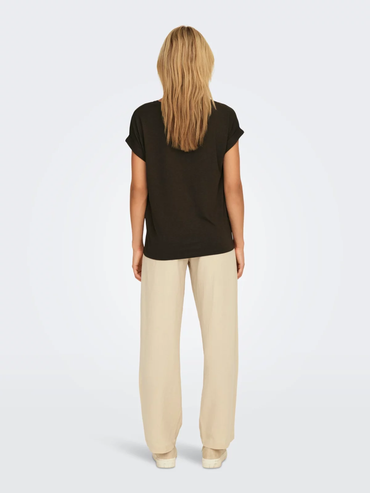 ONLMOSTER S/S O-NECK TOP Demitasse - Bild 5