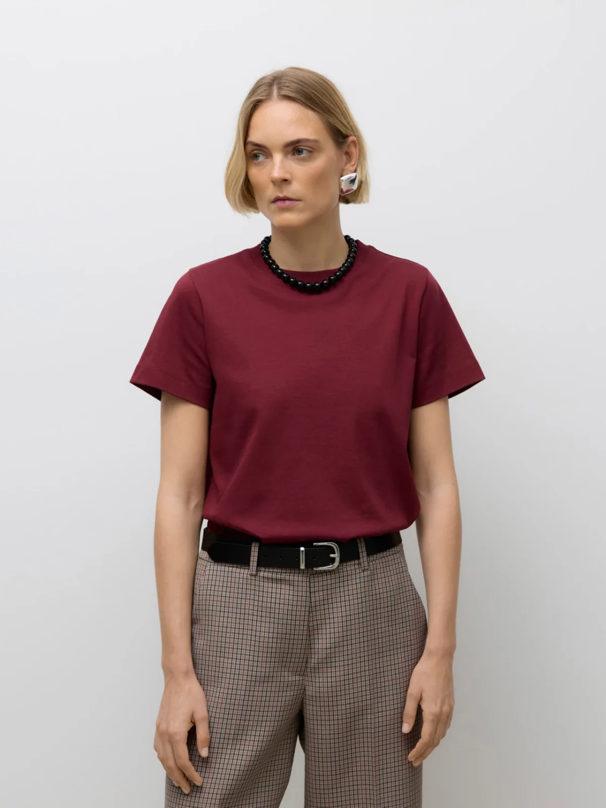 AWNAIMA SS O-NECK T-SHIRT Zinfandel - Bild 2