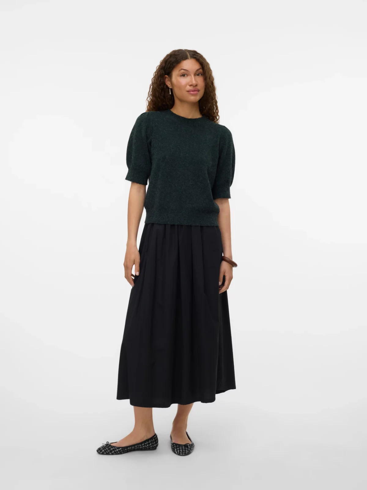VMDOFFY 2/4 O-NECK PULLOVER Pine Grove - Bild 2