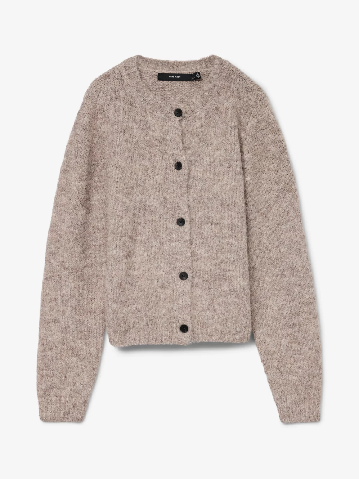 VMNOVAH LS O-NECK BUTTON CARDIGAN Fossil