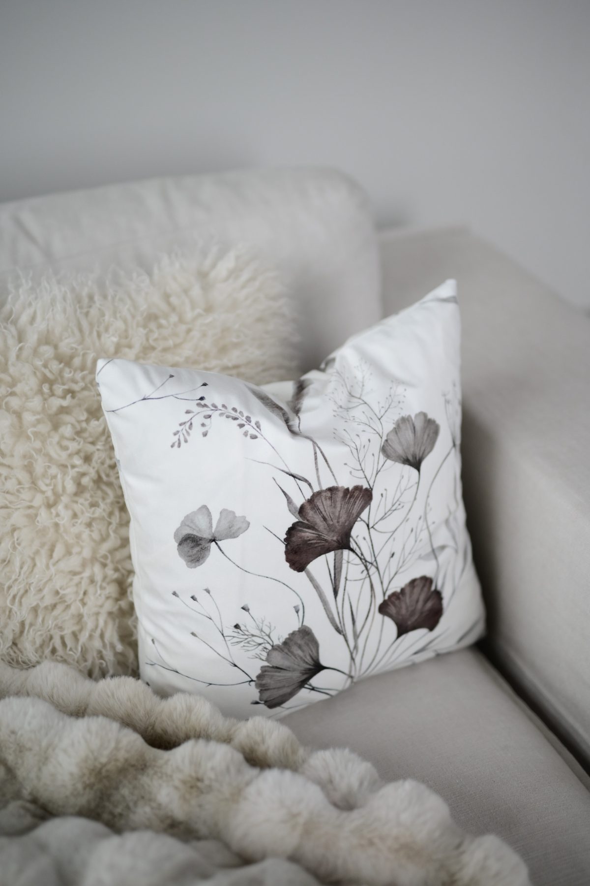 Kuddfodral Gisela Offwhite - Bild 2