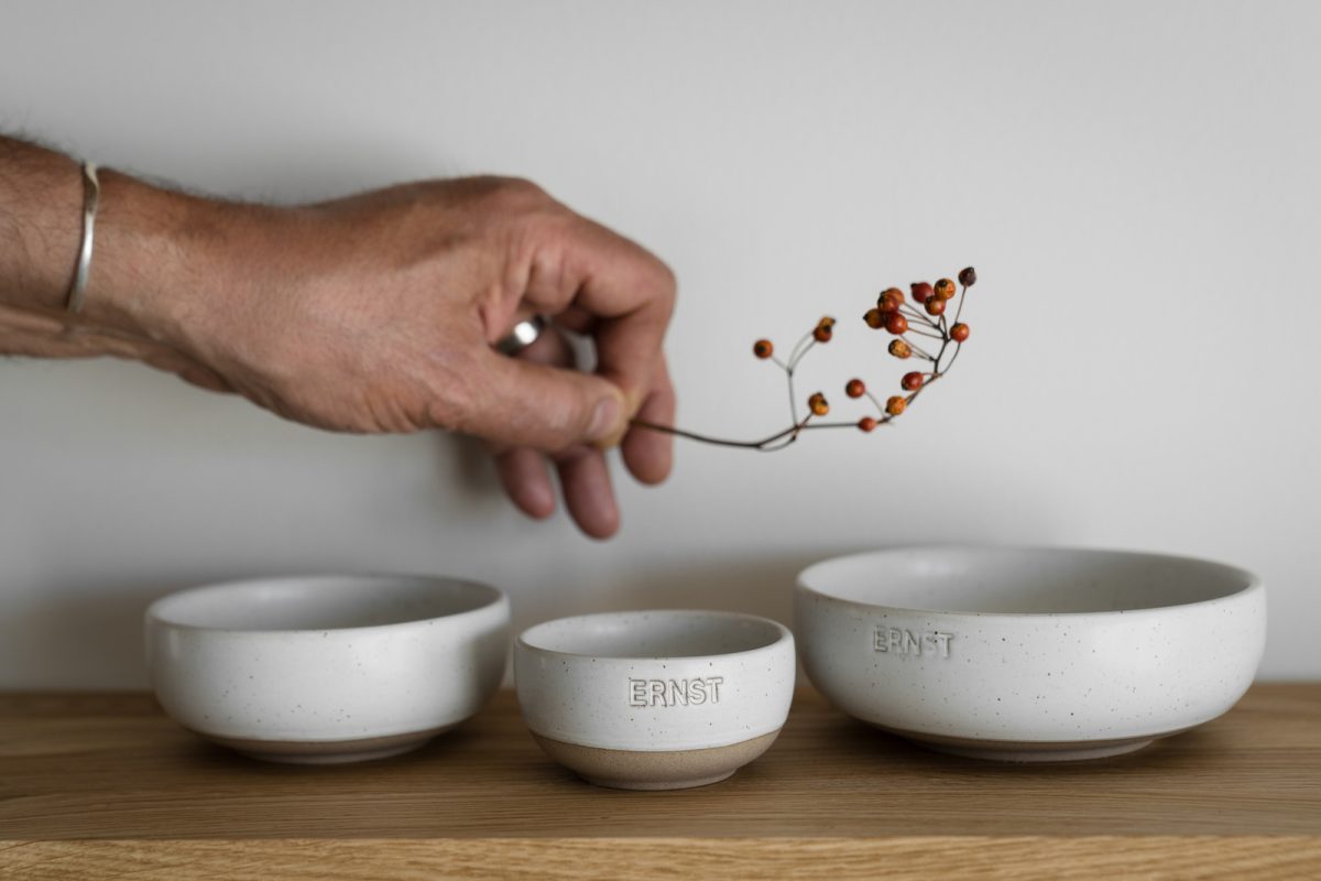 Ernst Skål Ø11cm Vit/Natur - Bild 2