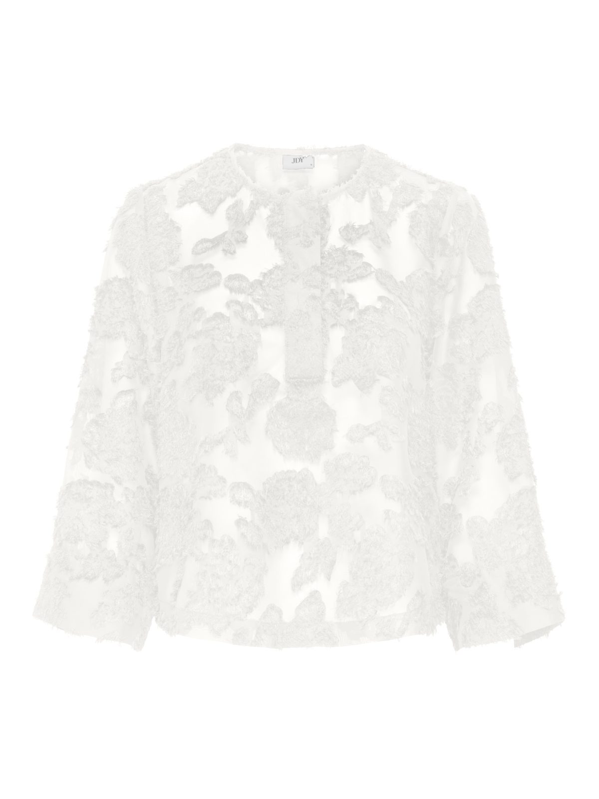 JDYMAIA 7/8 HALF PLACKET TOP Cloud Dancer