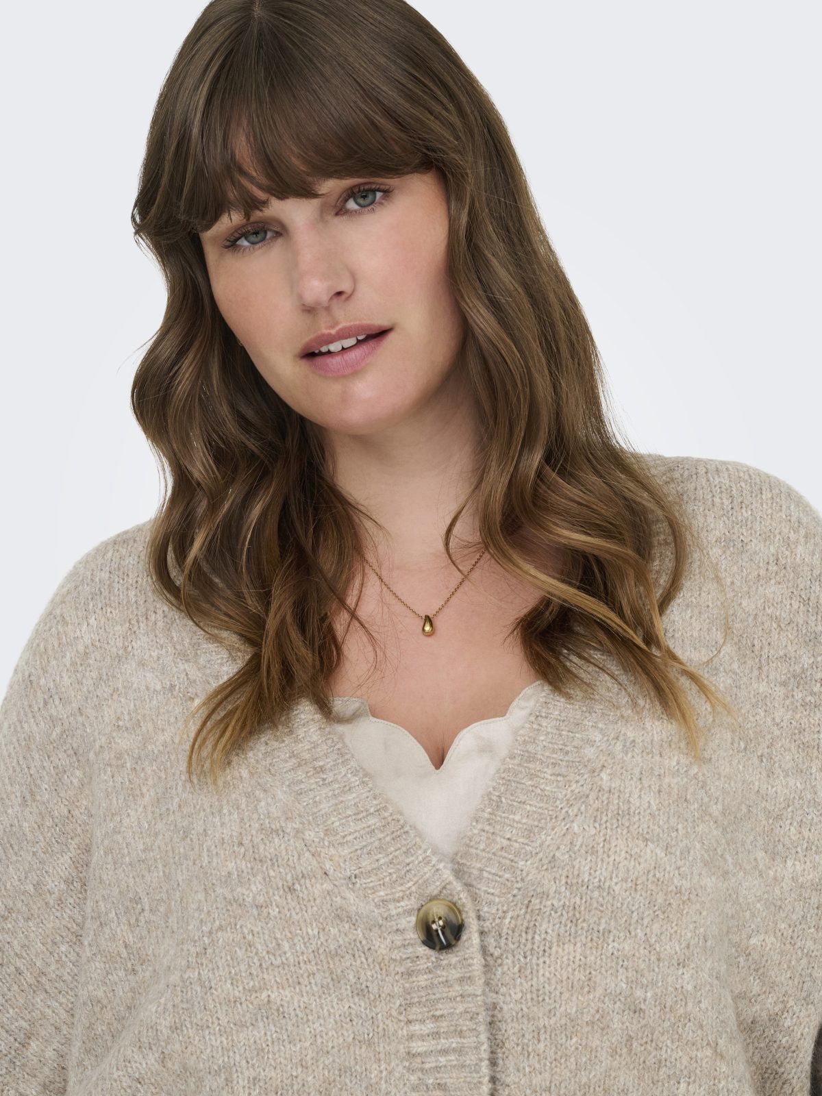 CARZOEY L/S CARDIGAN KNT Woodsmoke - Bild 6