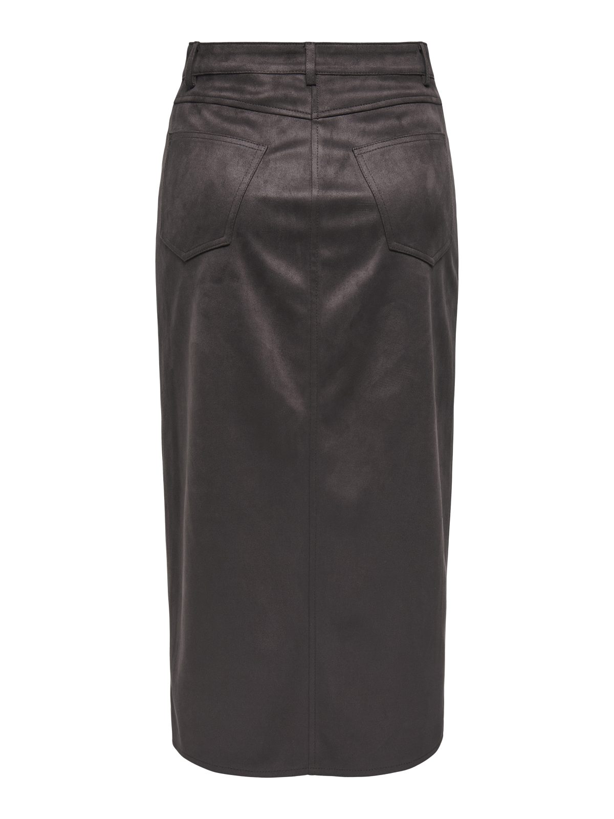 ONLNALA LIFE FAUX SUEDE SLIT SKIRT Mole - Bild 2