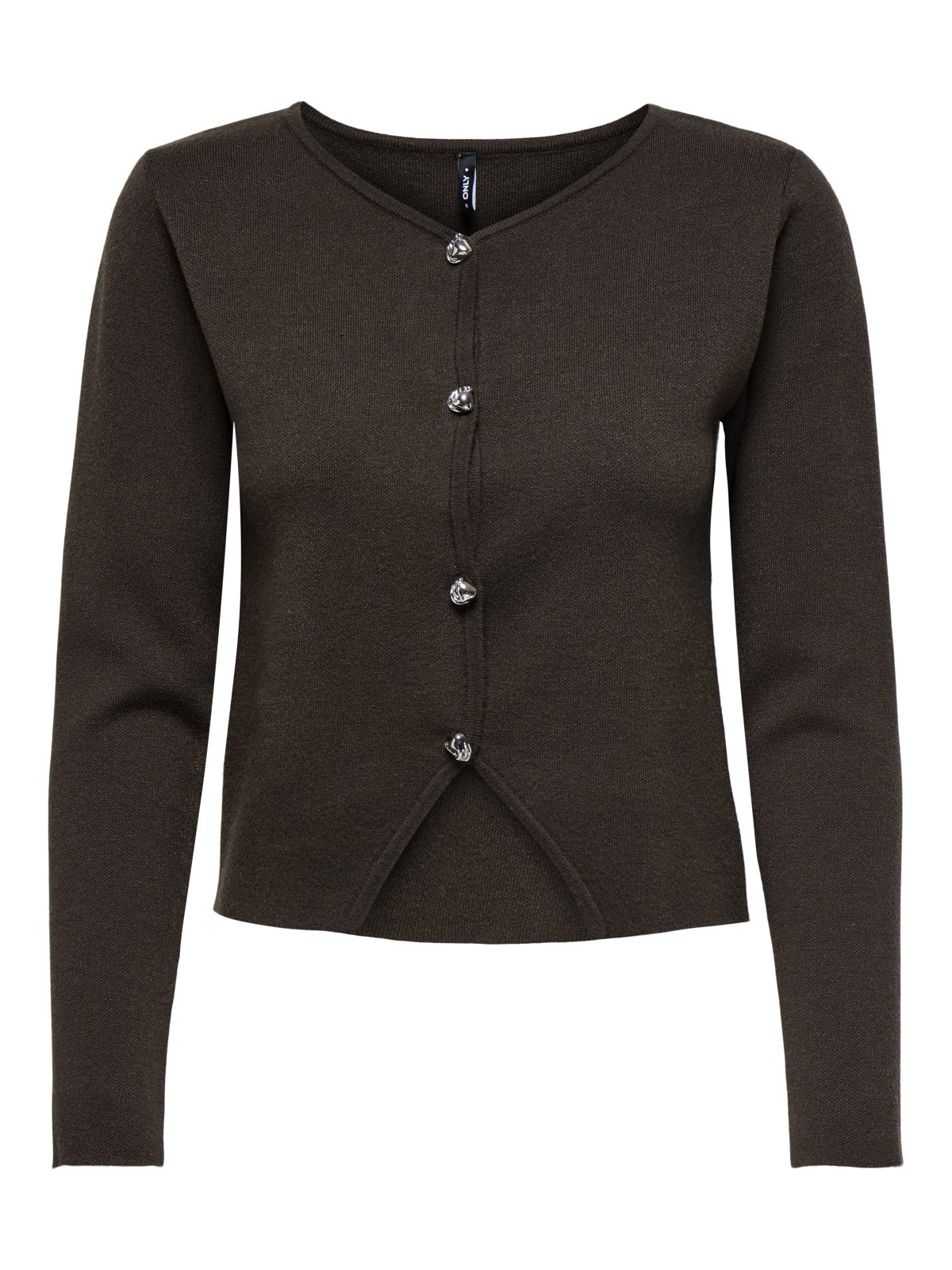 ONLSCARLETT LS BUTTON CARDIGAN Chocolate Torte