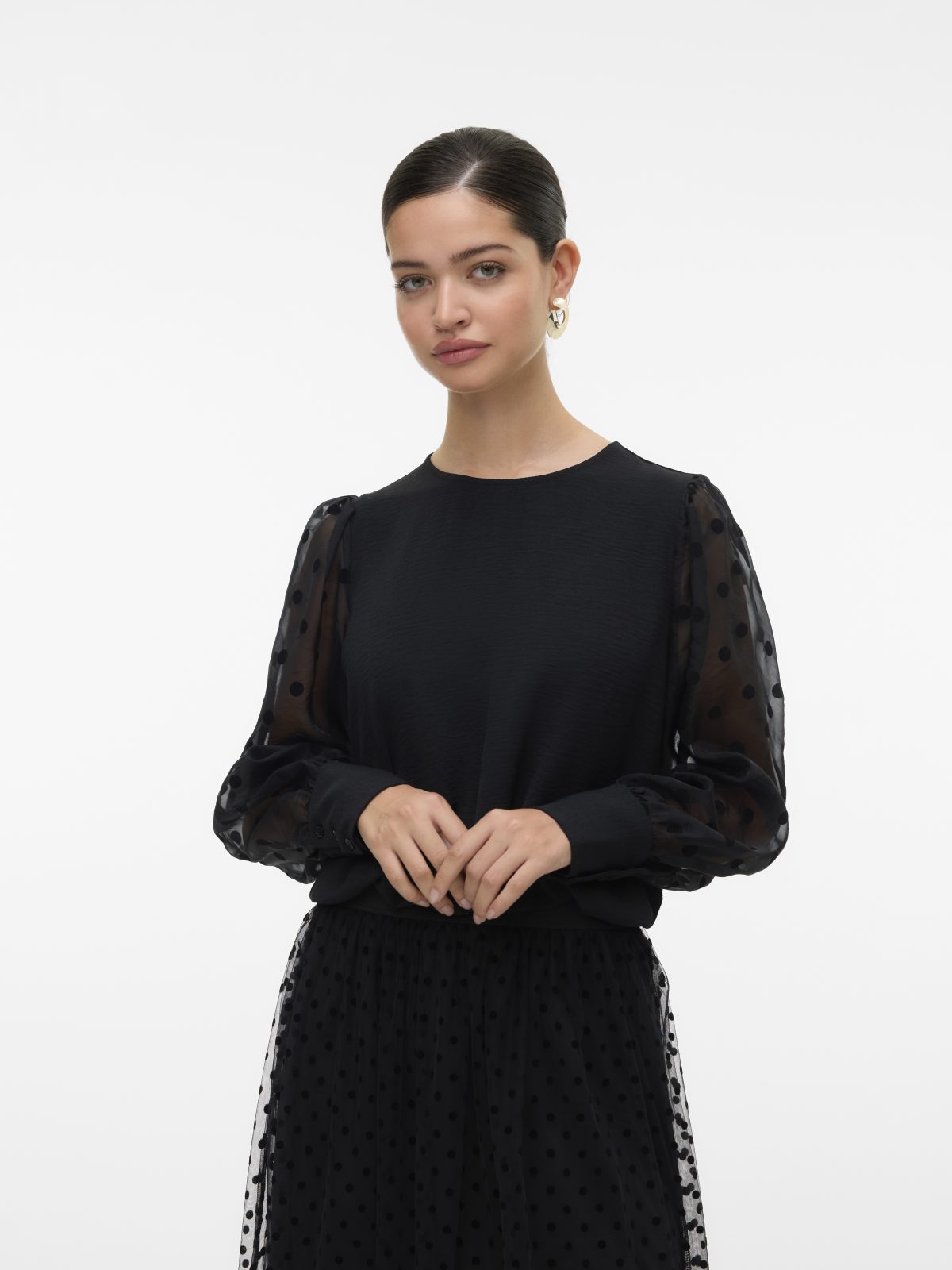 VMALVA DETAIL LS TOP Black - Bild 2