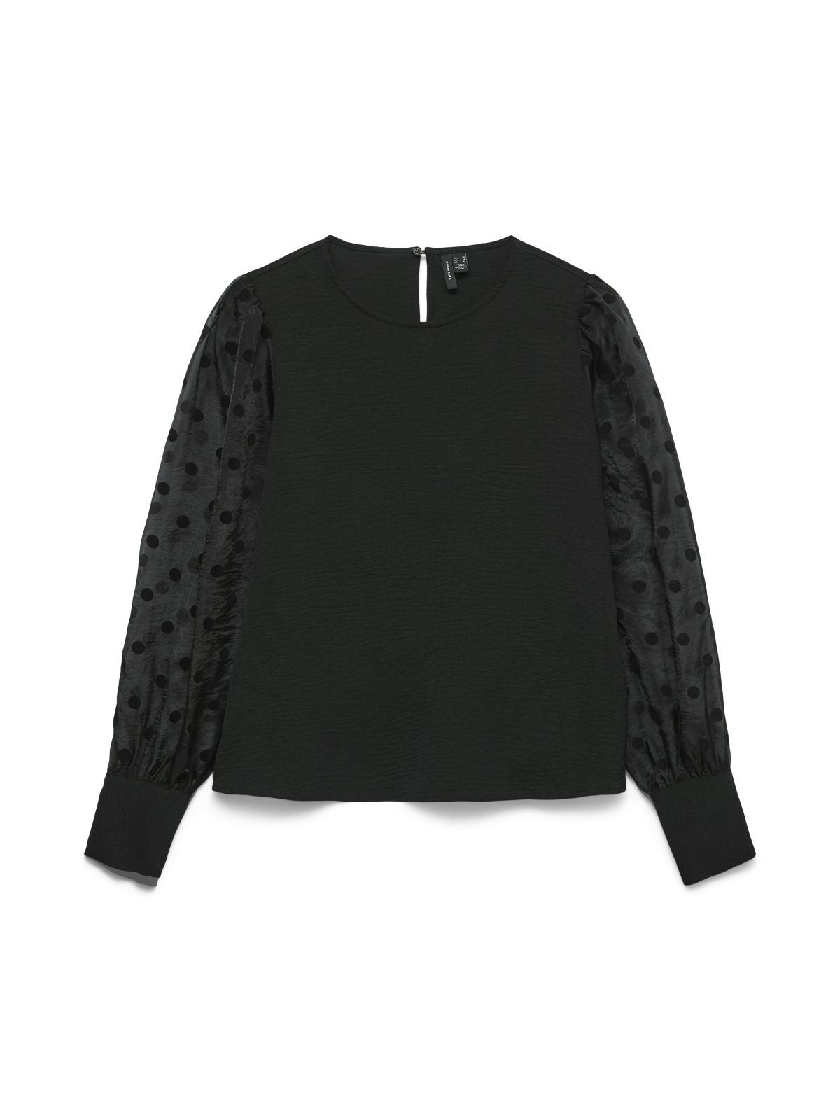 VMALVA DETAIL LS TOP Black