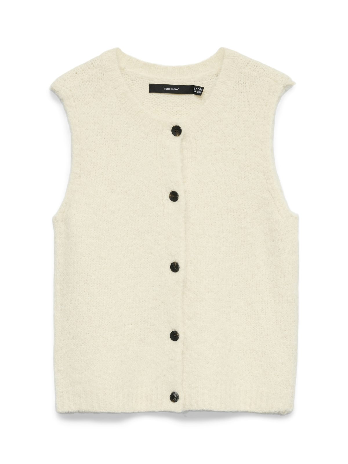 VMNOVAH SL O-NECK BUTTON VEST Birch