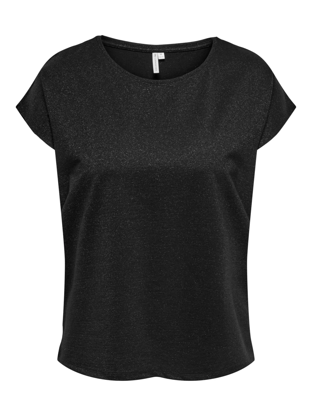 CARMOSTER GLITTER S/S TOP Black