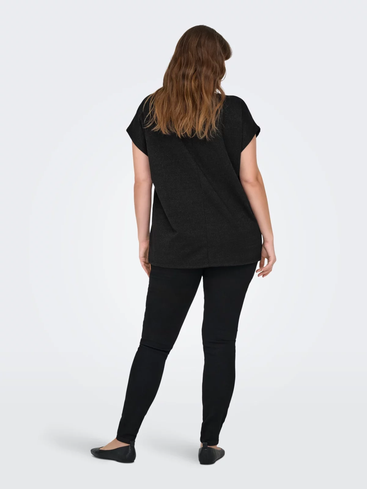 CARMOSTER GLITTER S/S TOP Black - Bild 5