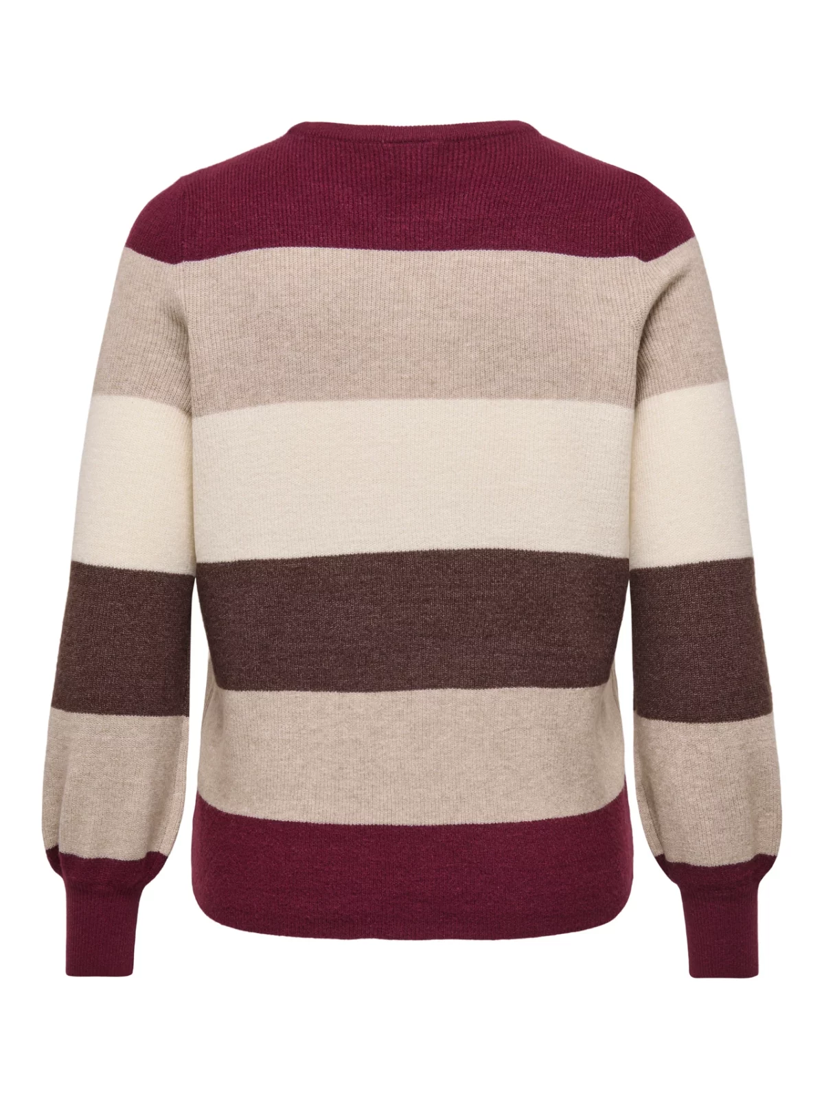 CARNEW DARIA L/S STRIPE PULLOVER Zinfandel - Bild 2