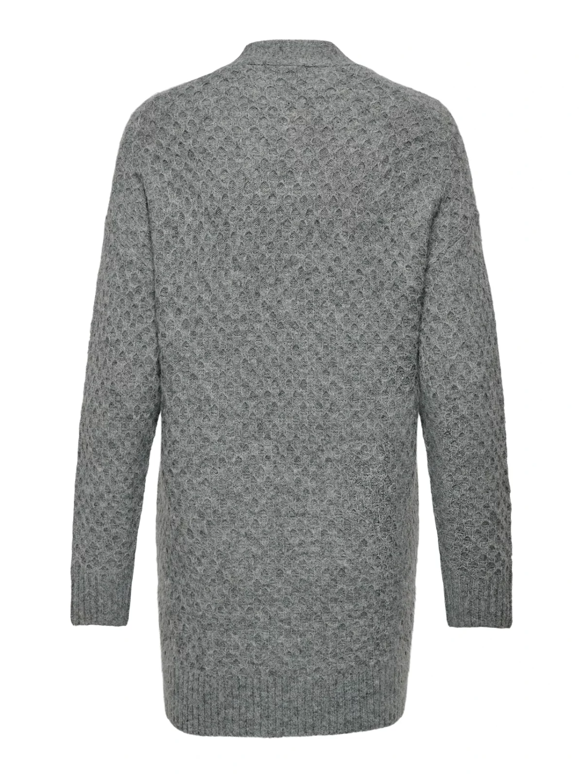 JDYBIGUM L/S LONG OPEN CARDIGAN Medium Grey Melange - Bild 2
