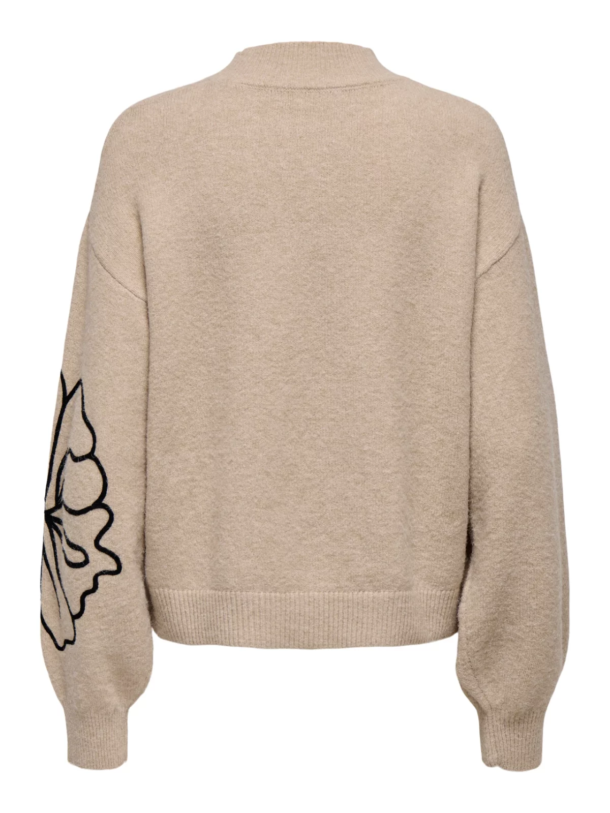 JDYJELLA L/S FLOWER PULLOVER Cement - Bild 2