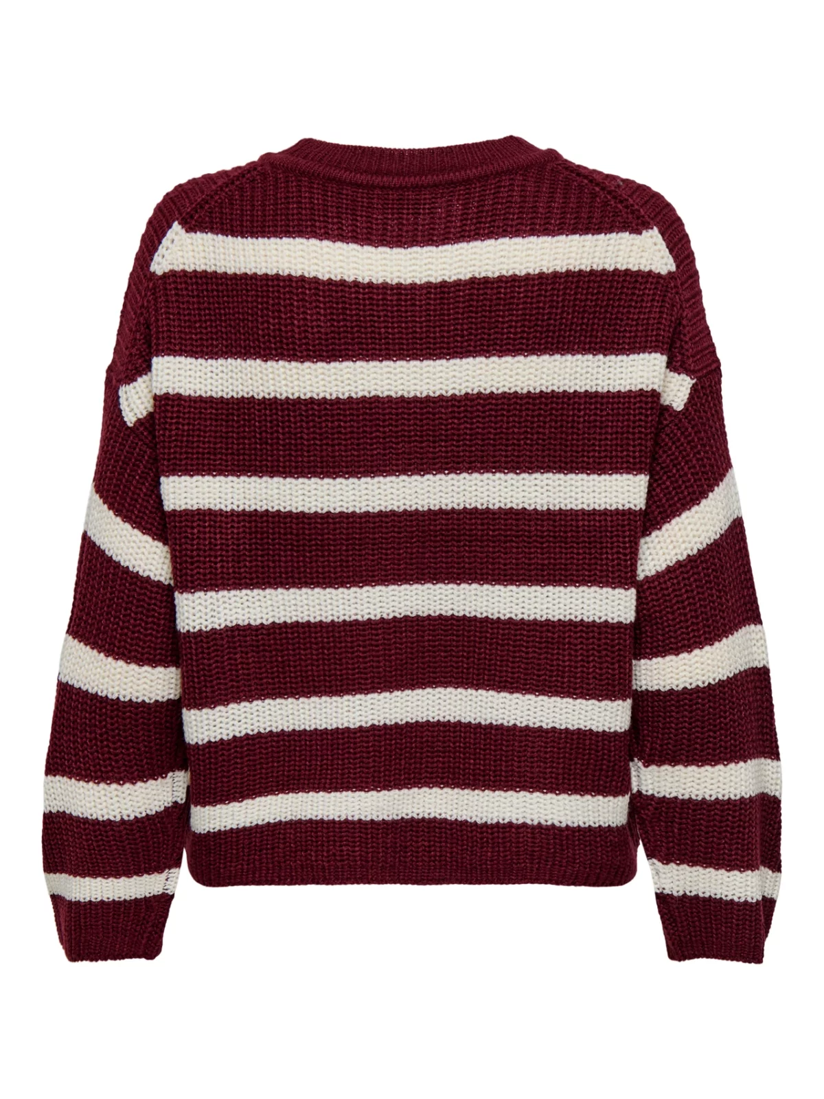 JDYJUSTY L/S STRIPE PULLOVER Cabernet - Bild 2