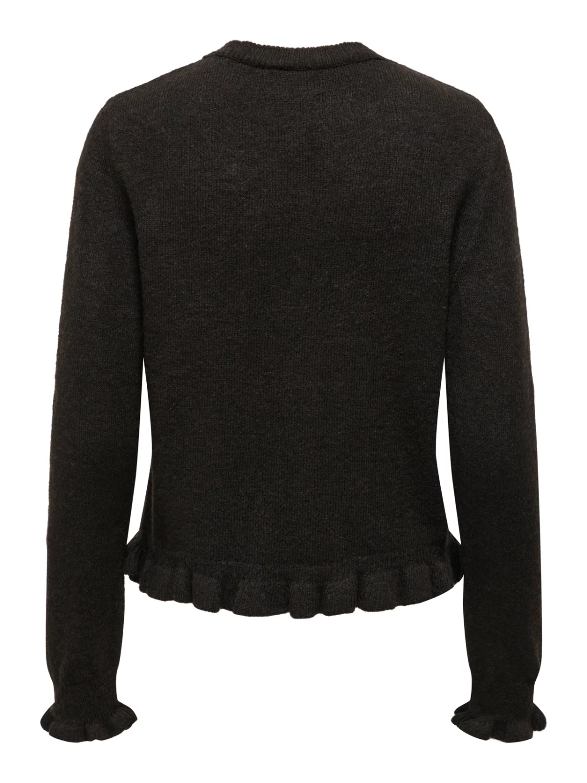 JDYLETTY L/S FRILL CARDIGAN Chocolate Torte - Bild 2