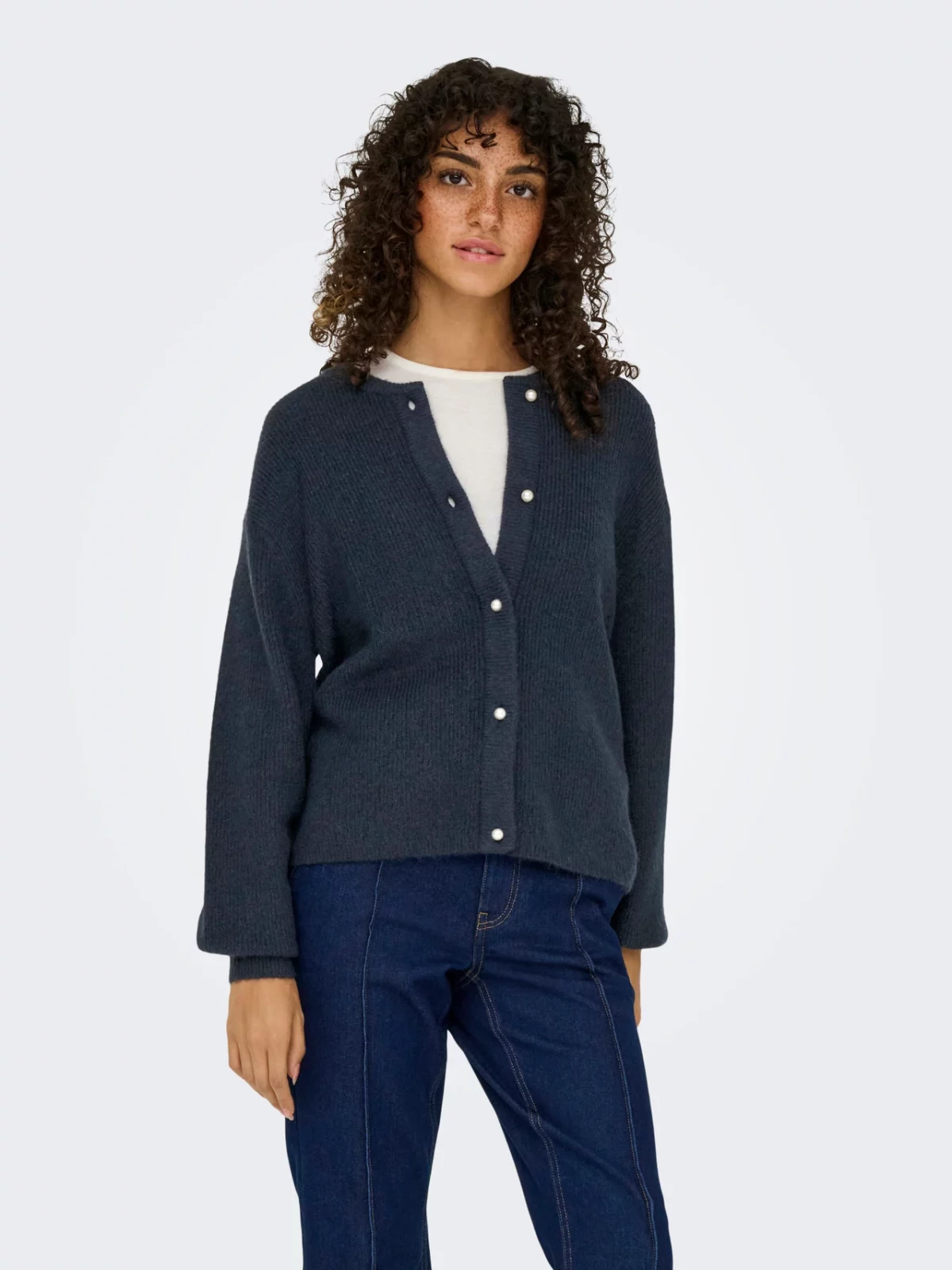 JDYLUMI LIFE L/S BUTTON CARDIGAN Total Eclips - Bild 3