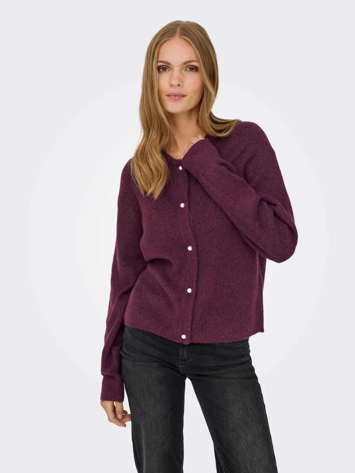 JDYLUMI LIFE L/S BUTTON CARDIGAN Fig - Bild 3