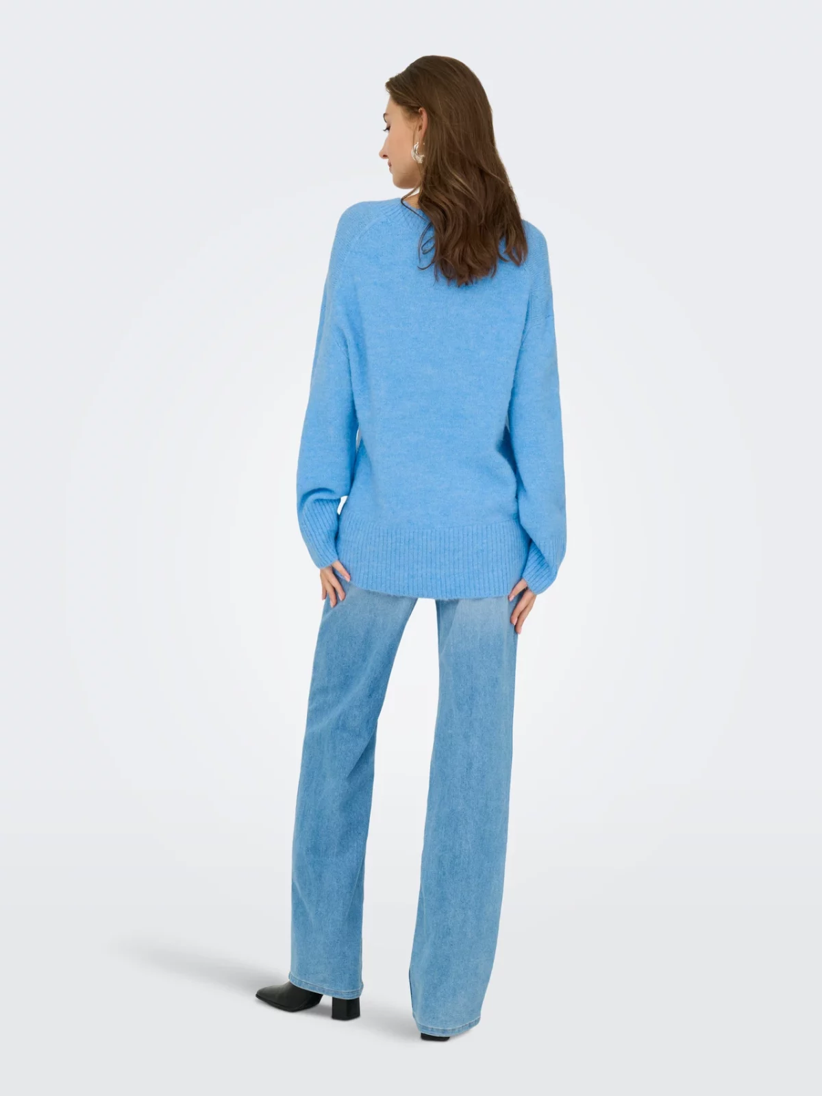 JDYMARINA L/S V-NECK PULLOVER Ebb and Flow - Bild 6