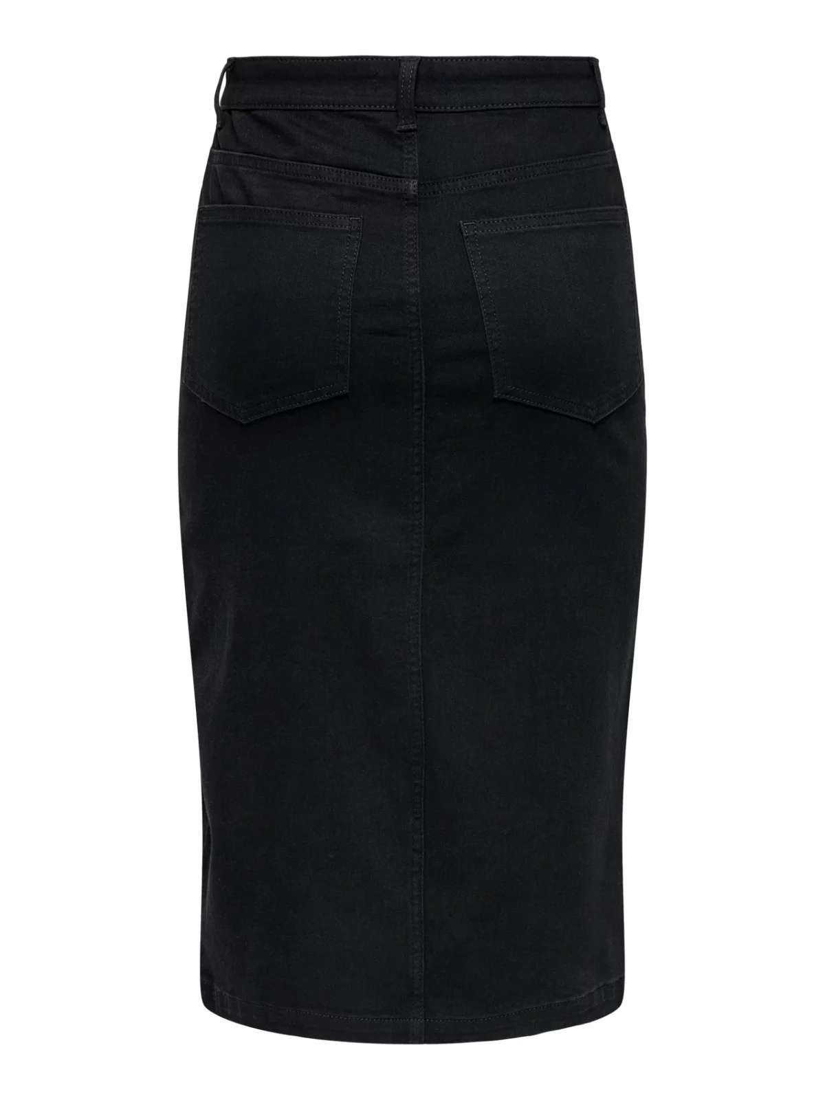 JDYMOON MIDI SLIT SKIRT Black Denim - Bild 2