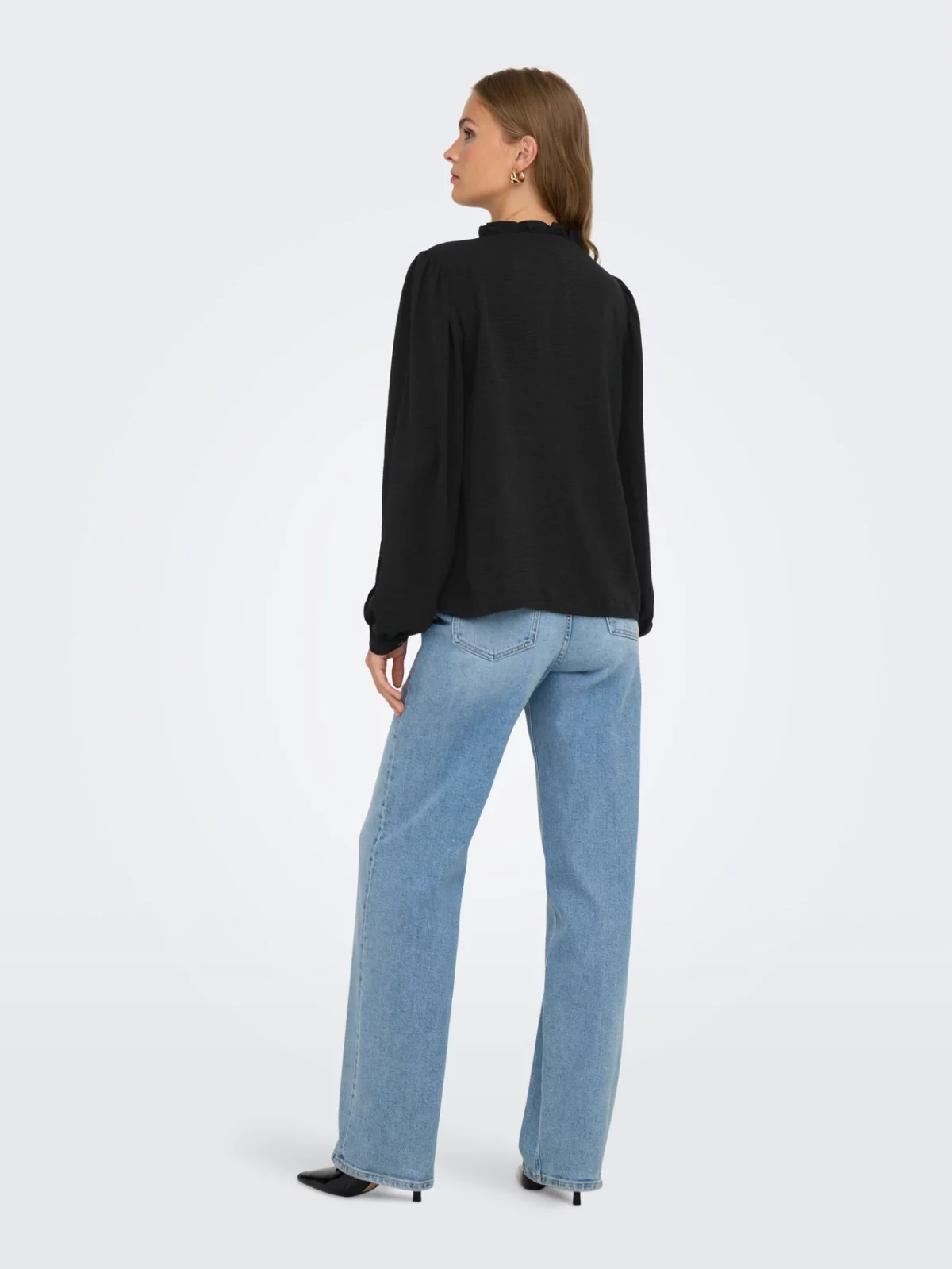 JDYRACHEL LIFE L/S PINTUCK TOP Black - Bild 4