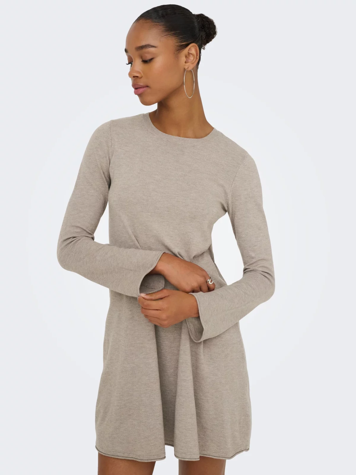 ONLAMALIO LIFE LS ONECK DRESS Fungi - Bild 5