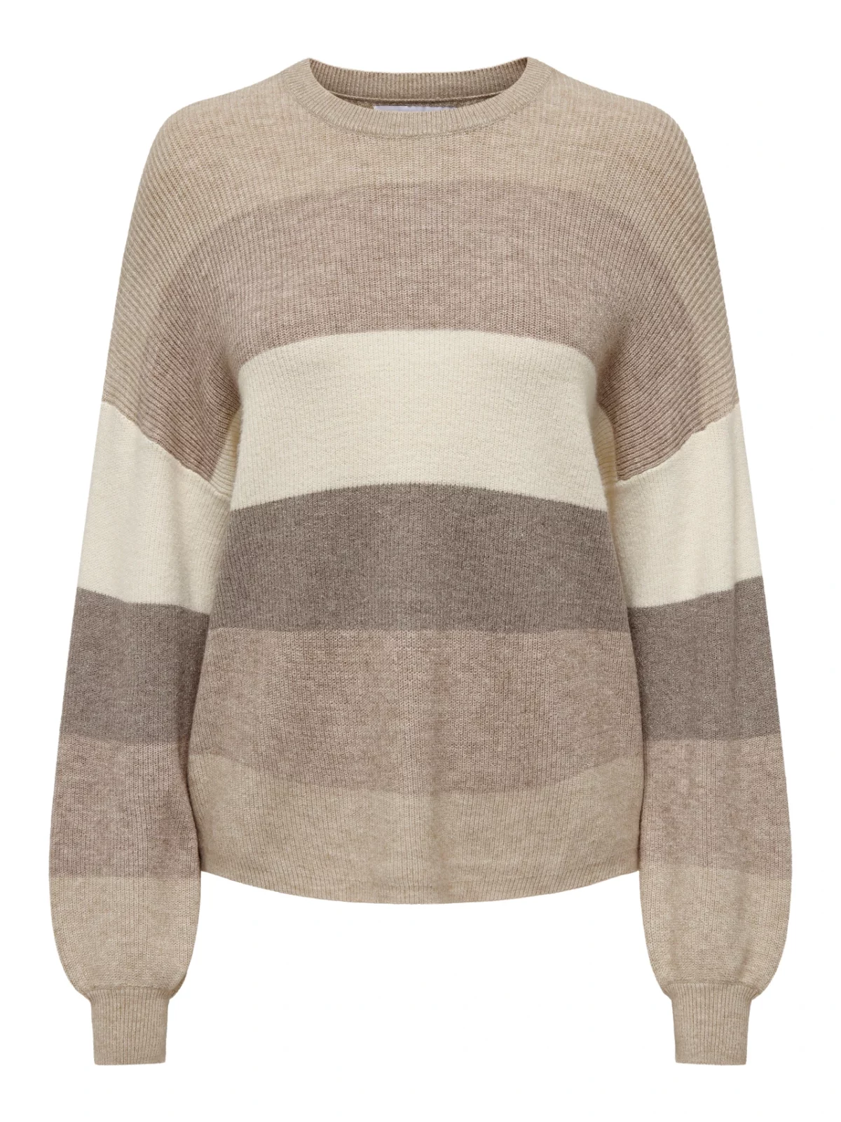 ONLATIA L/S STRIPE PULLOVER Feather Gray