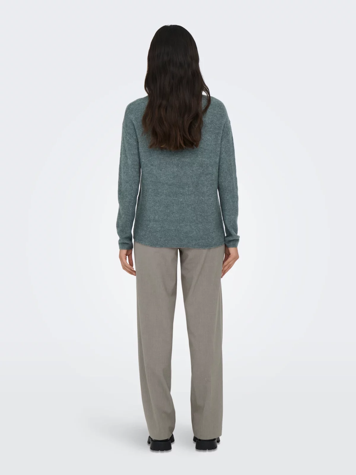 ONLCAMILLA O-NECK L/S PULLOVER Balsam Green - Bild 6