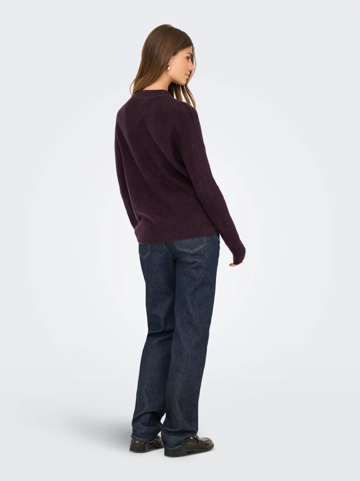 ONLCAMILLA O-NECK L/S PULLOVER Winetasting - Bild 6